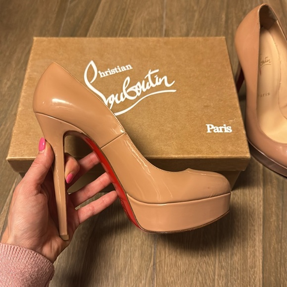 Christian Louboutin Patent Leather Platform Heels size 38 - Picture 6 of 8